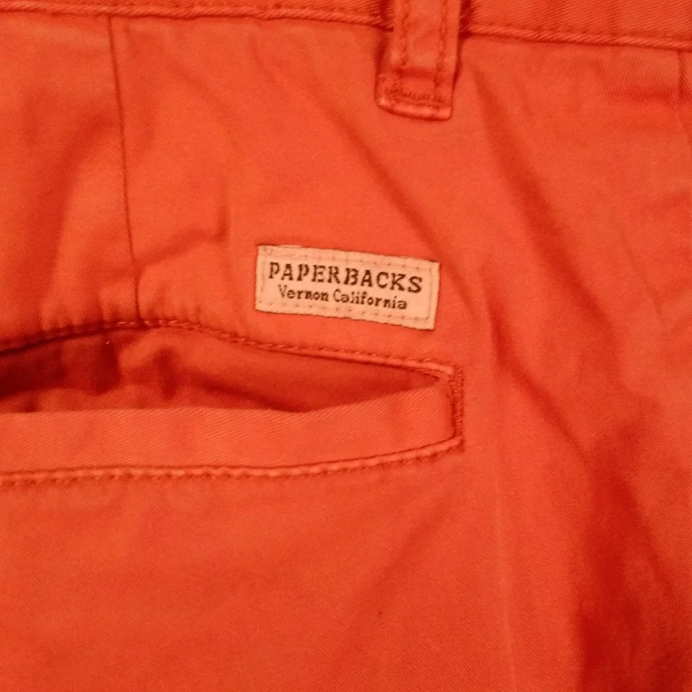 Paperbacks Best Quality Mens 32 Chino‎ Pants Straight Leg Cotton Blend Stretch